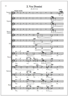 Laudatio Domini for mixed chorus and soprano