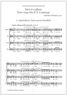 love is a place - Mixed choir