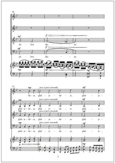 Julen sveper in - Mixed choir & piano