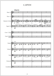 Orchestral suite Sunrise - Study score
