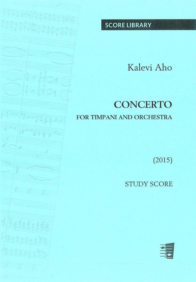 Valokuva kirjasta  Concerto for timpani and orchestra - Study score, kuuluu tuoteryhmään Musiikki.