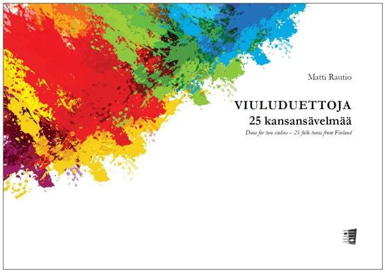Valokuva kirjasta  Viuluduettoja - 25 kansansävelmää kahdelle viululle, kuuluu tuoteryhmään Musiikki.