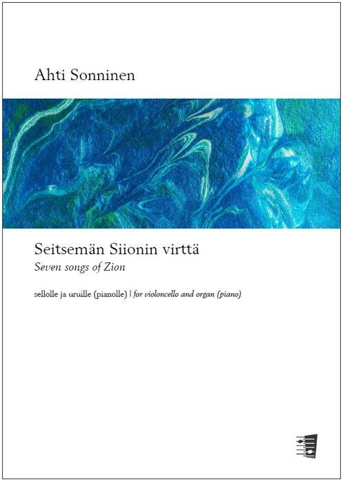Valokuva kirjasta  Seitsemän Siionin virttä sellolle ja uruille (pianolle), kuuluu tuoteryhmään Musiikki.