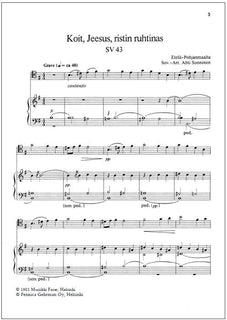 Seitsemän Siionin virttä sellolle ja uruille (pianolle)