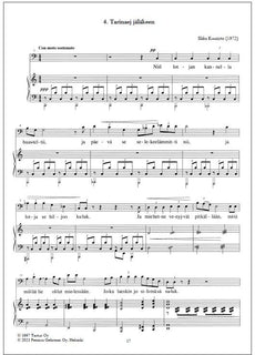 Lotjan kannelta - Laulusarja Kalle Väänäsen runoihin miesäänelle ja pianolle