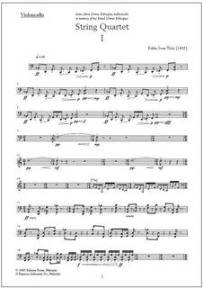 String quartet - Score & parts