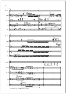 Blazing Flames for tenor saxophone and string quartet - Score & parts