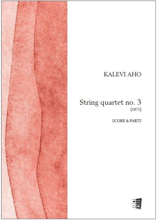 Valokuva kirjasta  String quartet no. 3 - Score &amp; parts, kuuluu tuoteryhmään Musiikki.