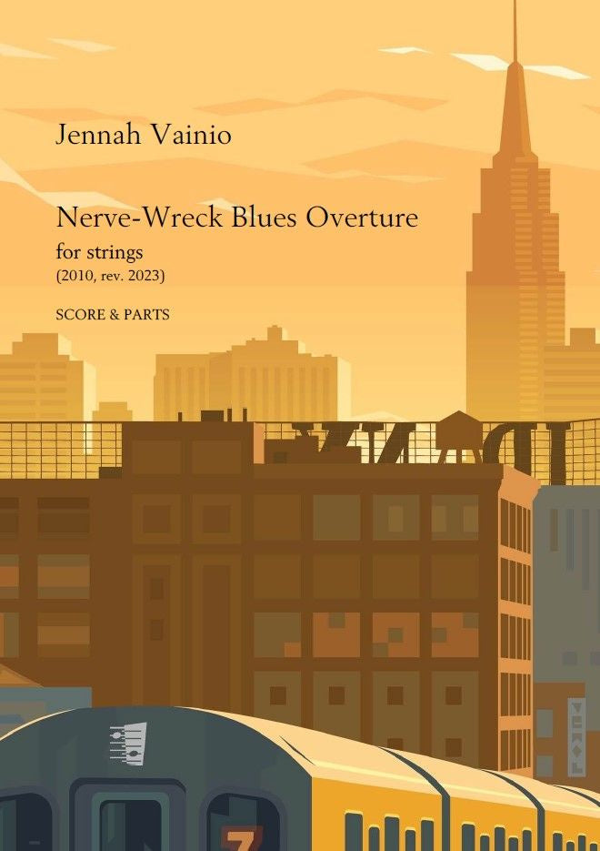 Valokuva kirjasta  Nerve-Wreck Blues Overture for strings - Score &amp; parts (33221), kuuluu tuoteryhmään Musiikki.