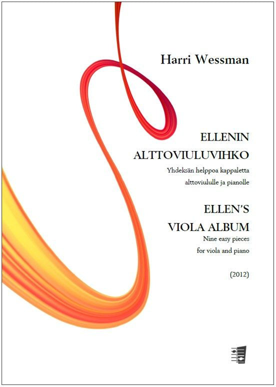 Valokuva kirjasta  Ellen's viola album - Nine easy pieces for viola and piano, kuuluu tuoteryhmään Musiikki.