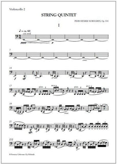 String quintet op. 110 - Score & parts