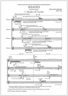 Shades for four guitars - Score & parts