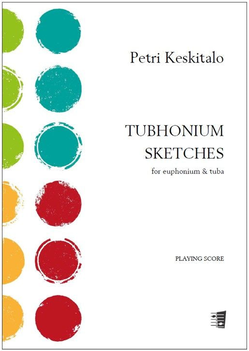 Valokuva kirjasta  Tubhonium Sketches for euphonium and tuba - Playing score, kuuluu tuoteryhmään Musiikki.