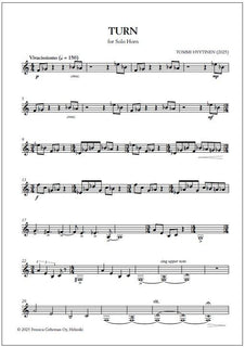 Turn for solo horn