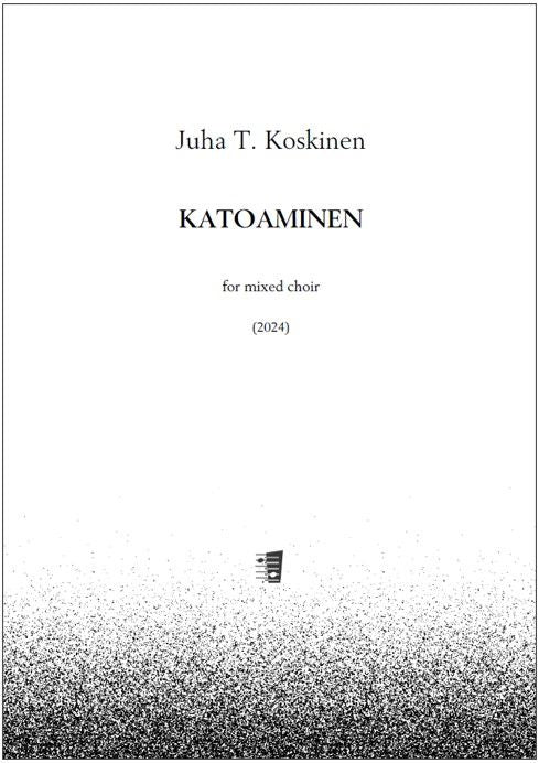 Valokuva kirjasta  Katoaminen - Mixed choir, kuuluu tuoteryhmään Musiikki.