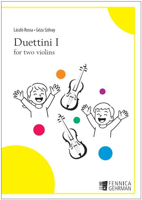 Valokuva kirjasta Géza Szilvay Duettini I for two violins, kuuluu tuoteryhmään Musiikki.