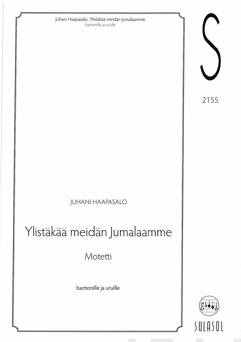 Valokuva kirjasta  Ylistäkää meidän Jumalaamme, kuuluu tuoteryhmään Musiikki.