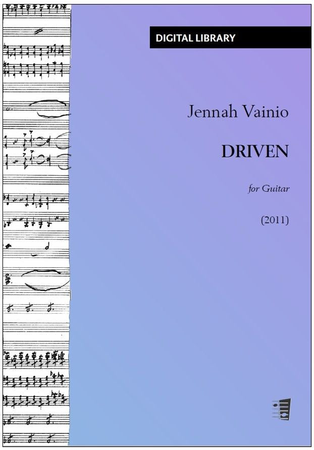 Valokuva kirjasta  Driven (2011) (PDF) — For Guitar, kuuluu tuoteryhmään E-kirjat tieto.