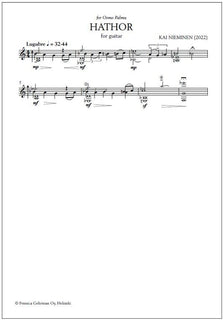 Hathor for guitar (PDF)
