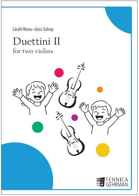 Valokuva kirjasta Géza Szilvay Duettini II for two violins, kuuluu tuoteryhmään Musiikki.