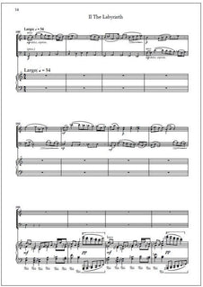Piano trio for piano, violin and cello - Score (piano) & parts