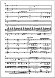Catacombs for string quartet - Score & parts