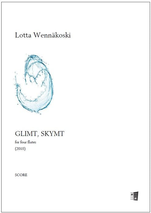 Valokuva kirjasta  Glimt, skymt for four flutes - Score &amp; parts, kuuluu tuoteryhmään Musiikki.