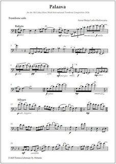 Palaava for trombone