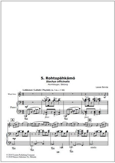 Rohtokokoelma (Herbal Collection) for flute or oboe and piano