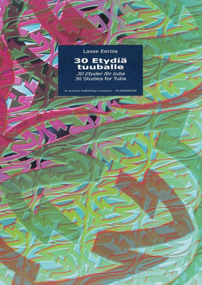 Valokuva kirjasta  30 studies for tuba, kuuluu tuoteryhmään Musiikki.