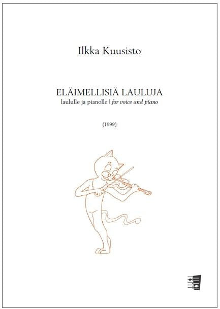Valokuva kirjasta  Eläimellisiä lauluja - Voice and piano, kuuluu tuoteryhmään Musiikki.