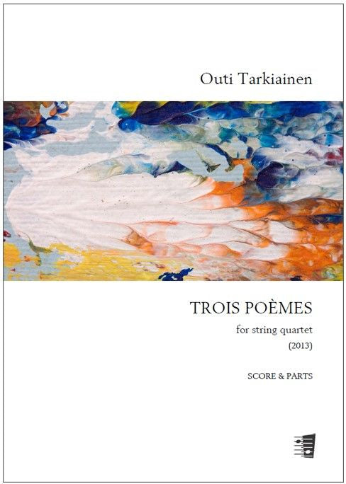 Valokuva kirjasta  Trois poèmes for string quartet - Score &amp; parts, kuuluu tuoteryhmään Musiikki.