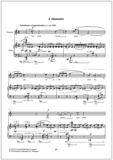 Baudelaire Songs for soprano and piano, The