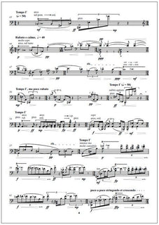 Sanasi, kiveen uponneet (Thy words, submerged in stone) for violoncello solo