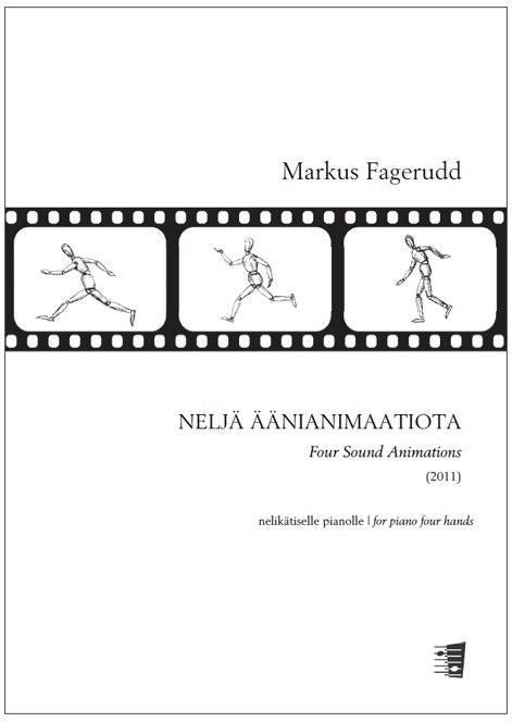 Valokuva kirjasta  Four Sound Animations - Piano four hands, kuuluu tuoteryhmään Musiikki.