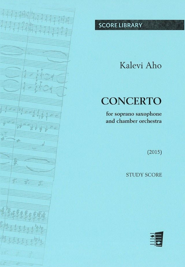 Valokuva kirjasta  Concerto for soprano saxophone and chamber orchestra  - Study score, kuuluu tuoteryhmään Musiikki.