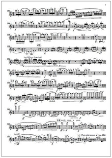 Concerto for soprano saxophone and chamber orchestra - Solo part