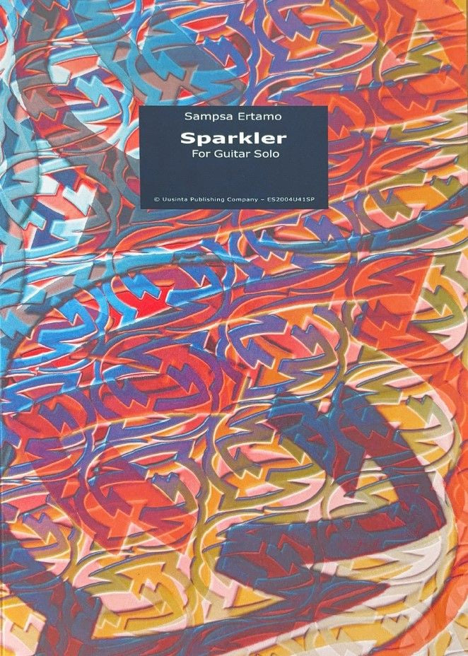 Valokuva kirjasta  Sparkler for guitar solo, kuuluu tuoteryhmään Musiikki.