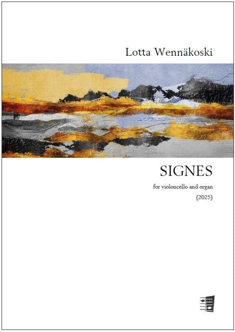 Valokuva kirjasta  Signes for violoncello and organ, kuuluu tuoteryhmään Musiikki.