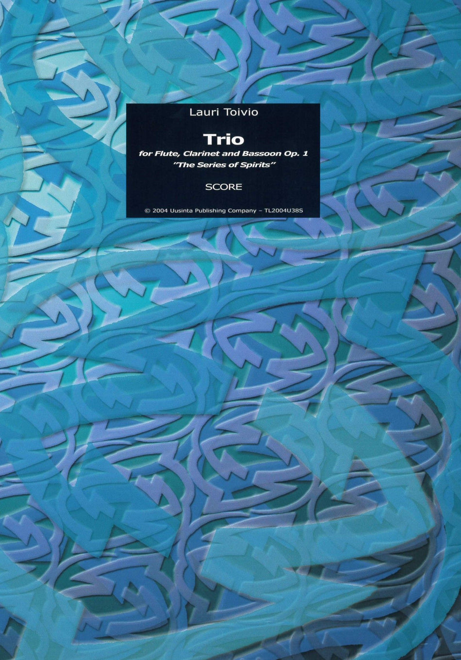 Valokuva kirjasta  Trio for flute, clarinet and bassoon, op. 1 - "The Series of Spirits", kuuluu tuoteryhmään Musiikki.
