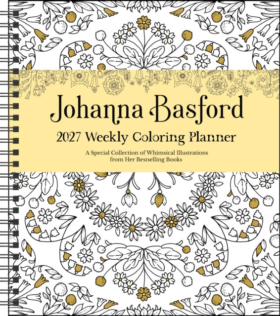 Valokuva kirjasta Johanna Basford Johanna Basford 2027 Weekly Coloring Calendar, kuuluu tuoteryhmään Ulk taide musiikki.
