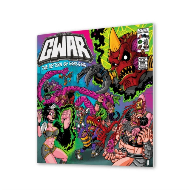 Valokuva kirjasta The Granger Brothers Micheal Derks GWAR: 'The Return of Gor Gor' Floppy Comic Book, kuuluu tuoteryhmään Ulk taide musiikki.