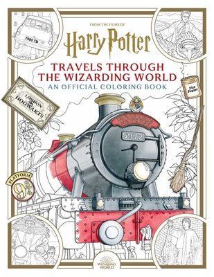 Valokuva kirjasta Insight Editions Harry Potter: Travels Through the Wizarding World: An Official Coloring Book, kuuluu tuoteryhmään Ulk harrasteet.