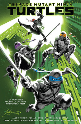 Valokuva kirjasta Jason Aaron / Joelle Jones Teenage Mutant Ninja Turtles, Vol. 1: Return to New York, kuuluu tuoteryhmään Ulk sarjakuvat.