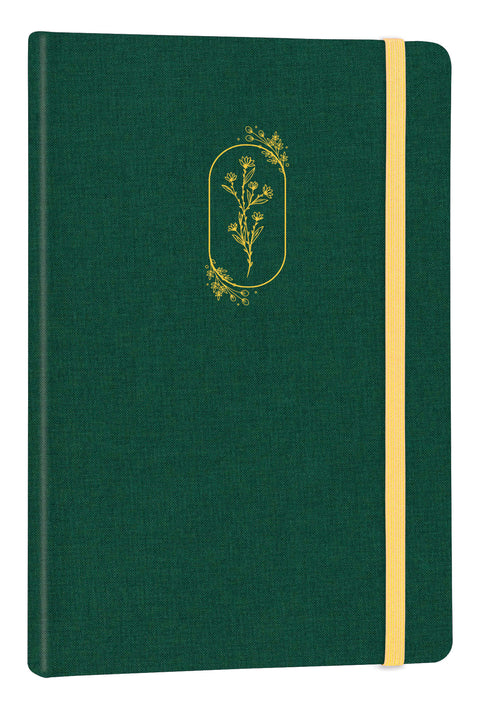 Muistikirja Victorias Journals 20x28cm/240s kovakantinen viivallinen, vihreä