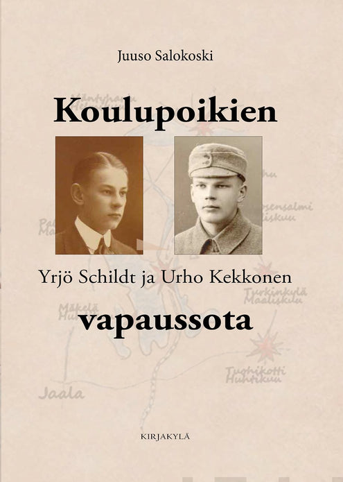 Koulupoikien Yrjö Schildt ja Urho Kekkonen vapaussota