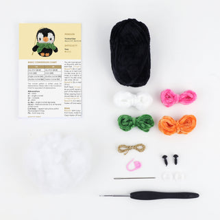 Virkkaussetti amigurumi pingviini Anchor