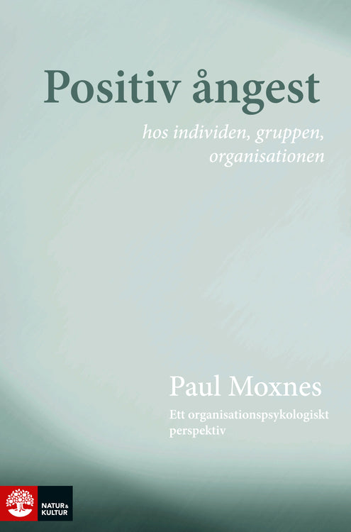 Positiv ångest hos individen, gruppen, organisationen : ett organisationspsykologiskt perspektiv