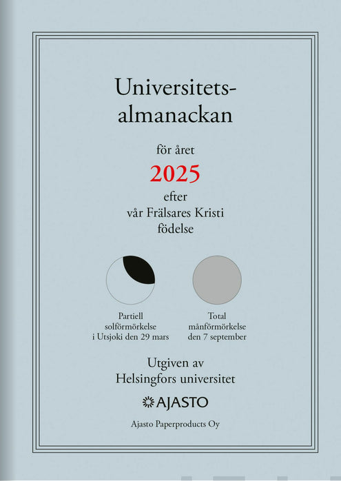Universitetsalmanackan 2025