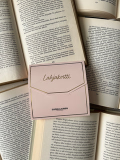 Suomalaisen Kirjakaupan lahjakortti myymälöistä